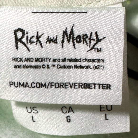 Men’s Puma Slime Onesie Green 535441-01 Size Large New - Picture 7 of 7